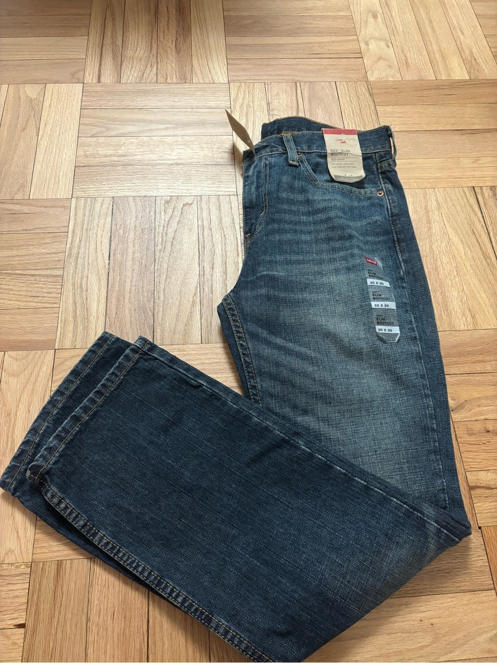 Levi's Men's 527 Slim Bootcut Fit Jeans 30x30 100% Cotton
